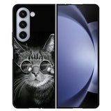 Cool Cat FLZ0641 Samsung Galaxy Z Flip 5 , Z Flip 4 , Z Flip 3 ,  Z Fold 5 , Z Fold 4 , Z Fold 3 5G Case