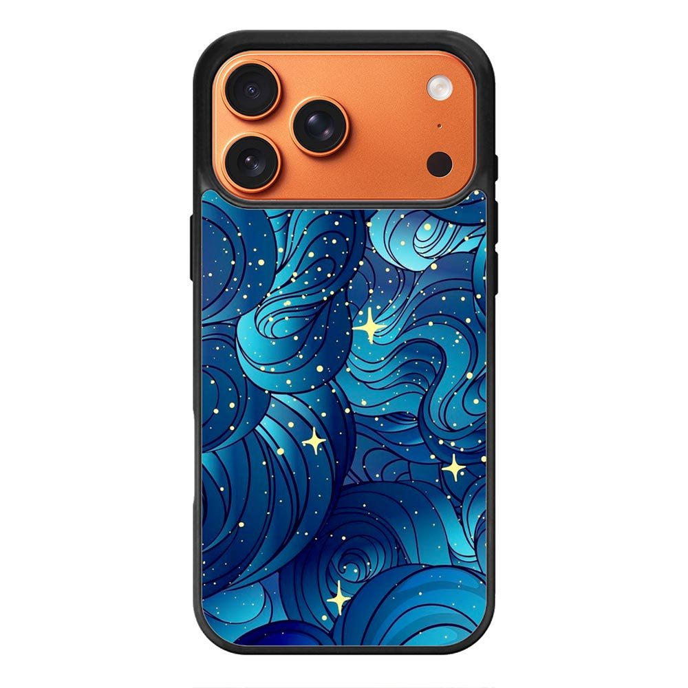 Blue Abstrac Art FLZ0649 iPhone 17 Pro Case