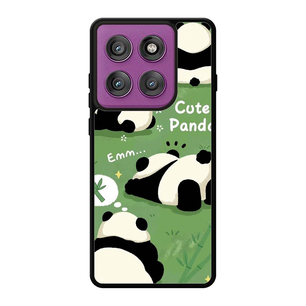 Lazy Cute Panda FLZ0670 Motorola Moto Edge 60 Pro Case