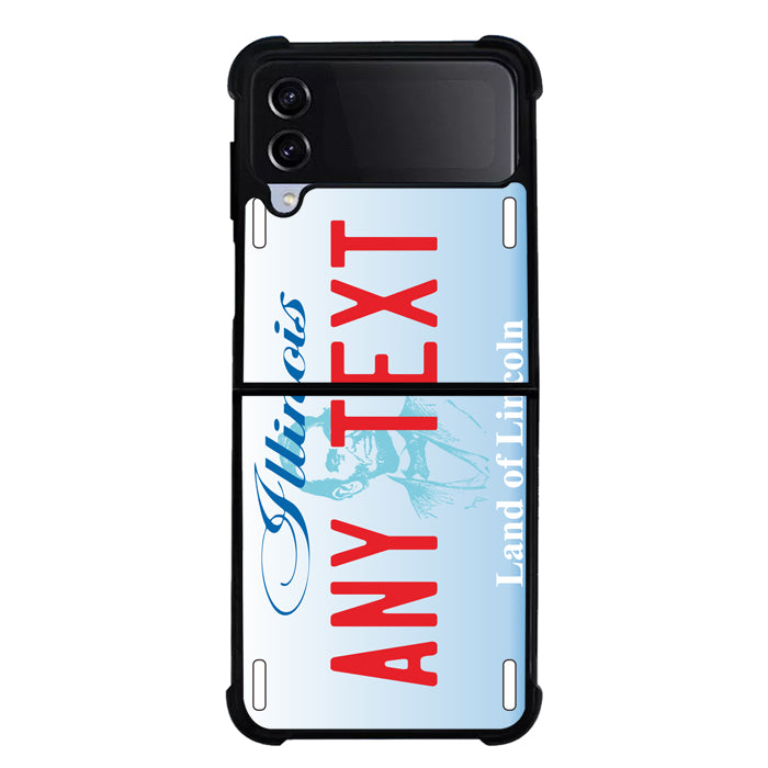 Custom USA License Plate FLZ0680 Samsung Galaxy Z Flip 5 , Z Flip 4 , Z Flip 3 ,  Z Fold 5 , Z Fold 4 , Z Fold 3 5G Case