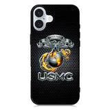 Marine Corps Anchor 2nd iPhone 16 Plus Case