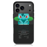 ivysaur pokemon iPhone 17 Pro Case OV8250