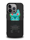 bulbasaur pokemon iPhone 14 Pro Case QC8499