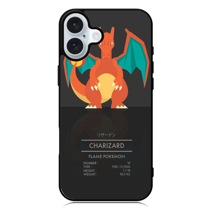 charizard pokemon iPhone 16 Case QC8491