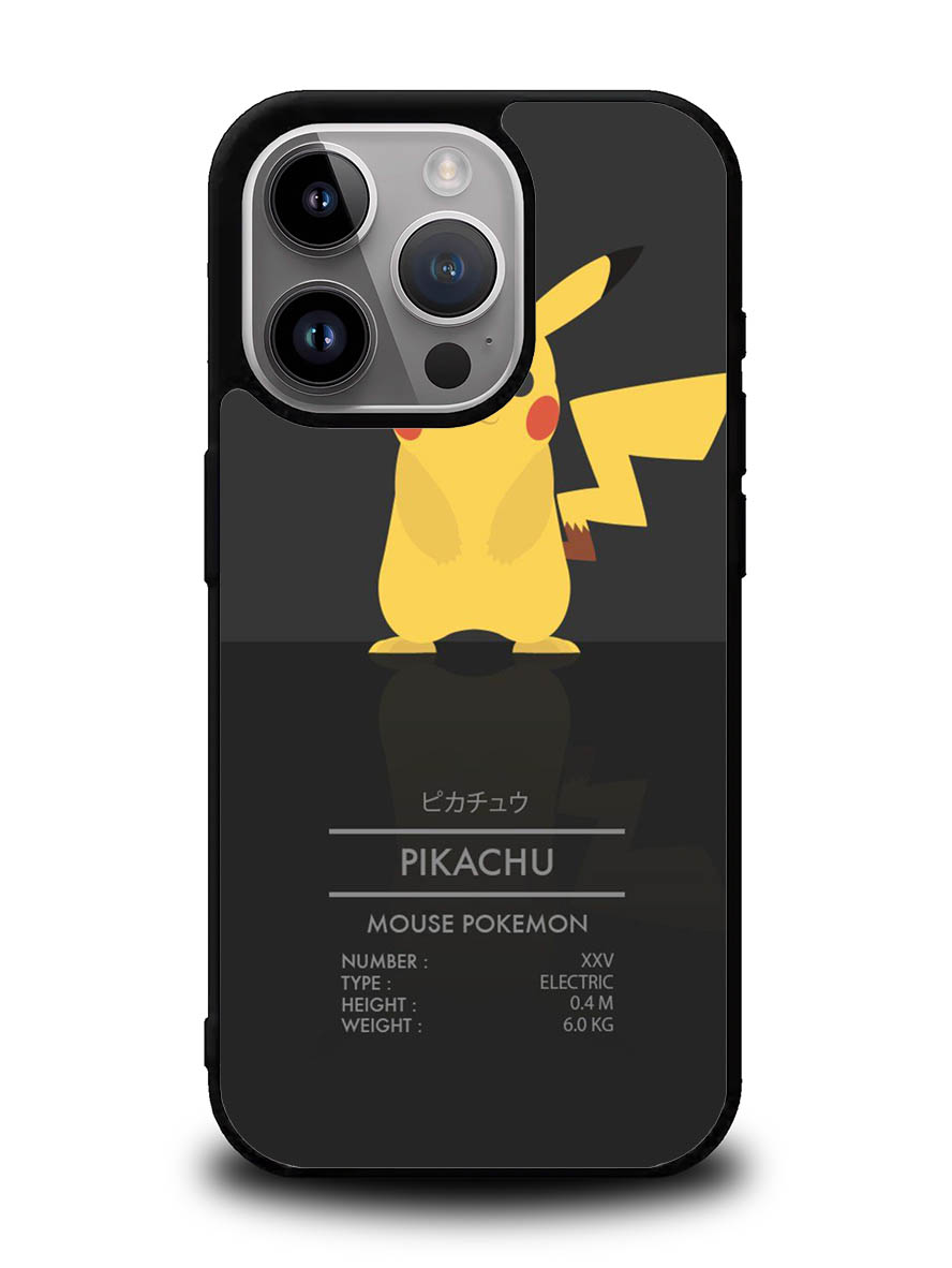 pikachu pokemon iPhone 16 Pro Max Case QC7965