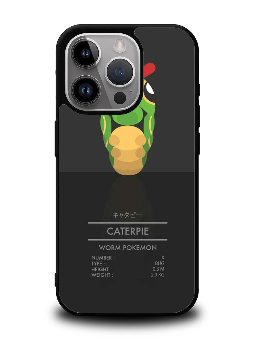 caterpie pokemon iPhone 14 Pro Max Case QC8482