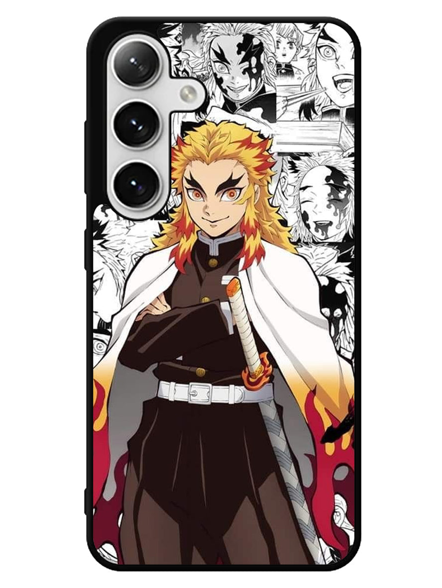 kimetsu no yaiba rengoku anime Samsung Galaxy S25 5G Case