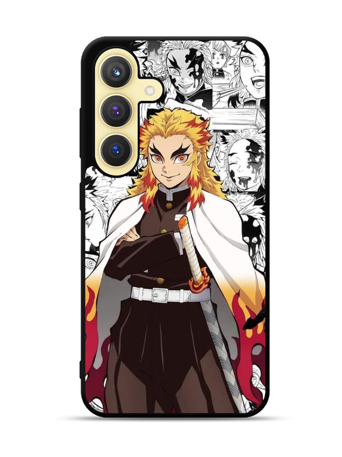kimetsu no yaiba rengoku anime Samsung Galaxy S24 Plus 5G , Samsung Galaxy S24+ 5G Case