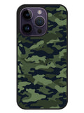 Green Camouflage iPhone 14 Pro Case