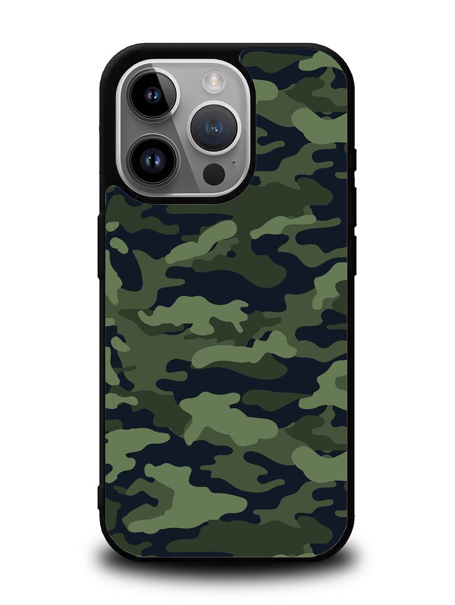Green Camouflage iPhone 16 Pro Max Case