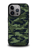 Green Camouflage iPhone 16 Pro Case