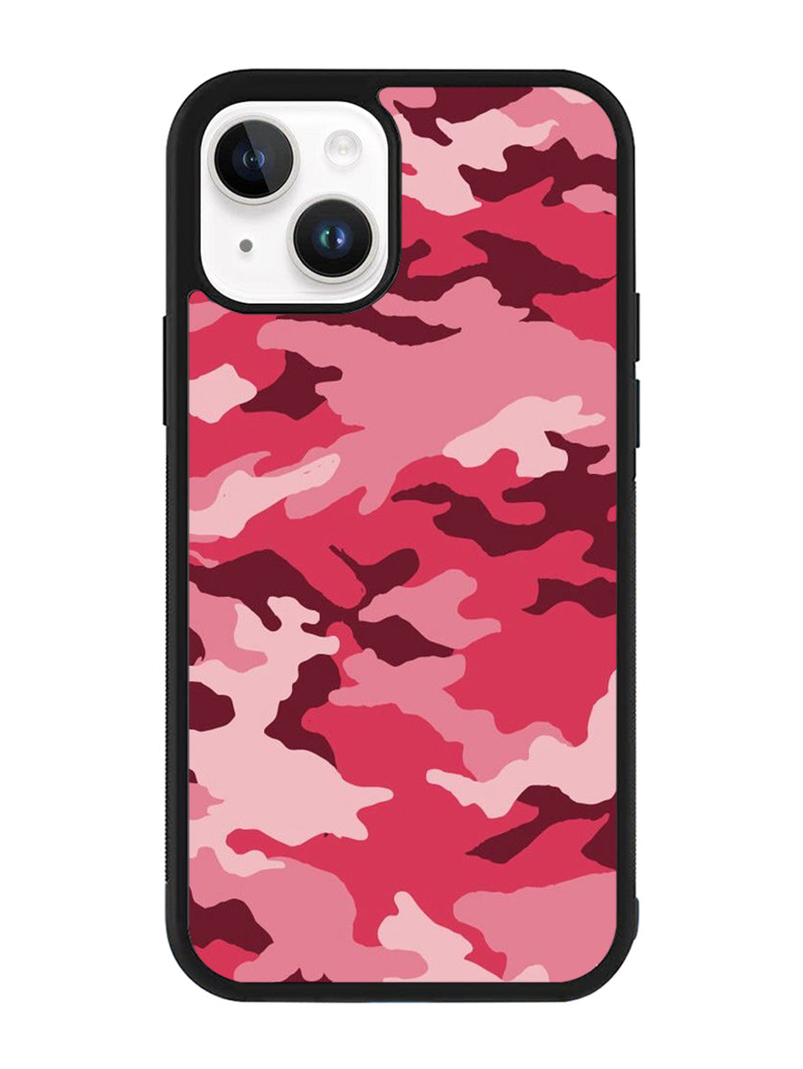 Pink Camouflage iPhone 15 Case OV7966