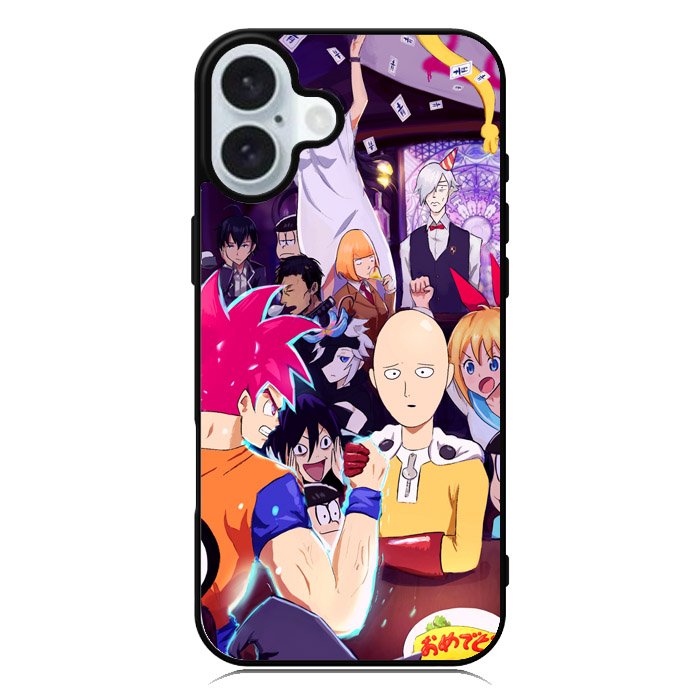 one punch man iPhone 16 Plus Case QC8013