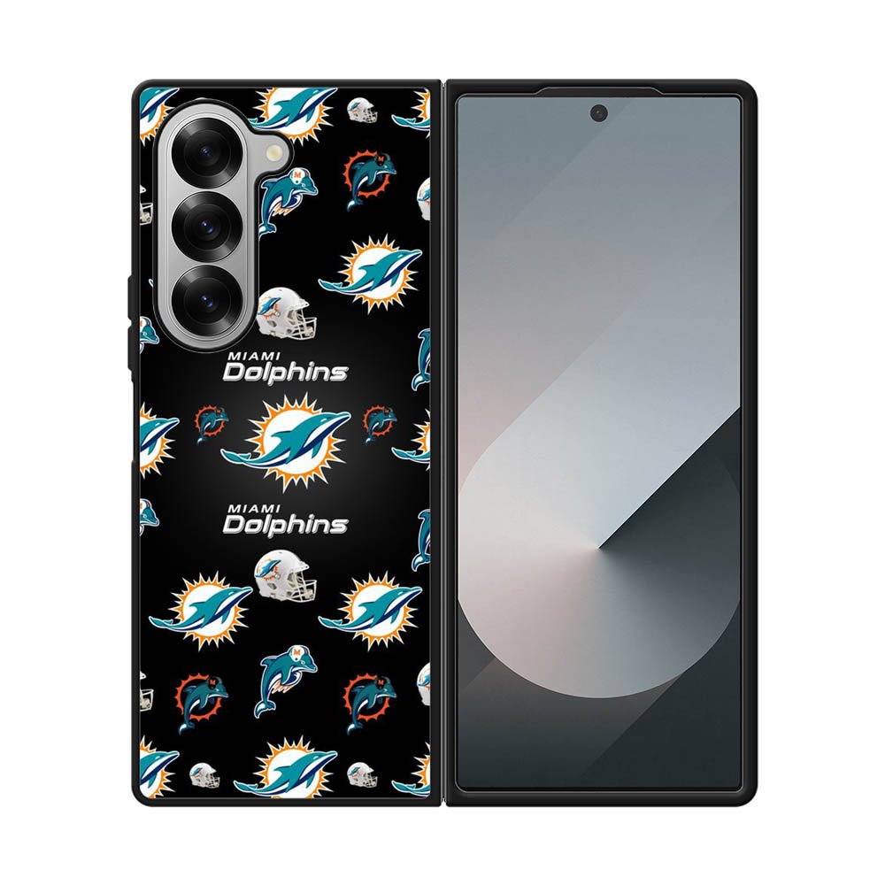 miami dolphins Samsung Galaxy Z Fold 7 5G Case QC8108