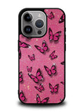 butterfly glitter iPhone 15 Pro Case