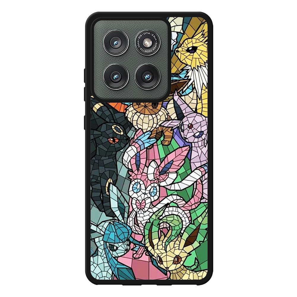Pokemon Stained Glass Motorola Moto Edge 2025 Case