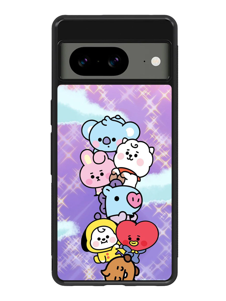 bt21 Google Pixel 8 Case QC9697