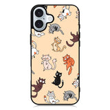 Happy Cat day iPhone 16 Plus Case QC9714