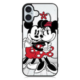 mickey mouse and minnie mouse iPhone 16 Case