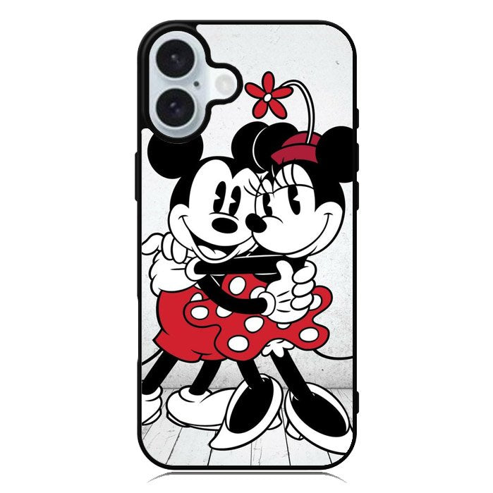 mickey mouse and minnie mouse iPhone 16 Plus Case