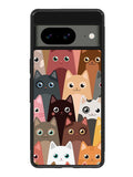 Cute funny cat Google Pixel 8A Case QC9707