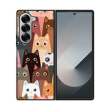 Cute funny cat Samsung Galaxy Z Fold 7 5G Case QC9707