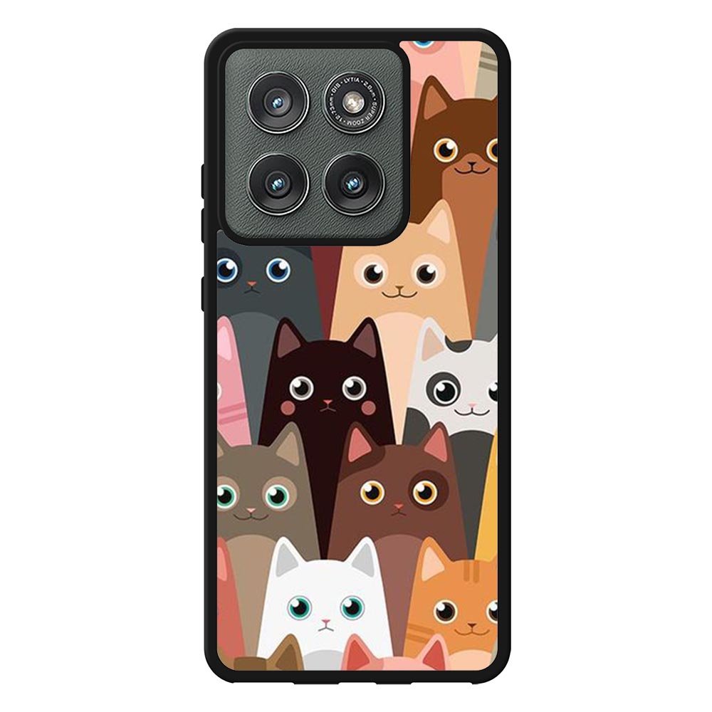 Cute funny cat Motorola Moto Edge 2025 Case QC9707