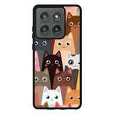 Cute funny cat Motorola Moto Edge 2025 Case QC9707