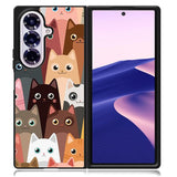 Cute funny cat Samsung Galaxy Z Fold 7 Case OV9707