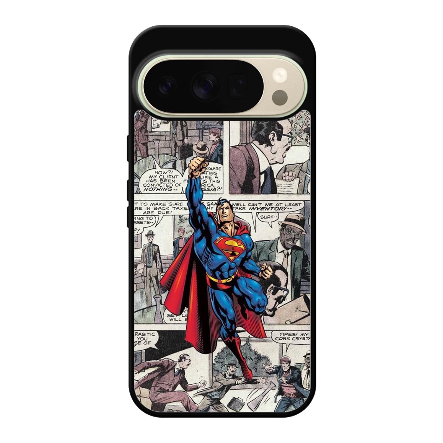 superman comic Google Pixel 10 Pro Case QC9689