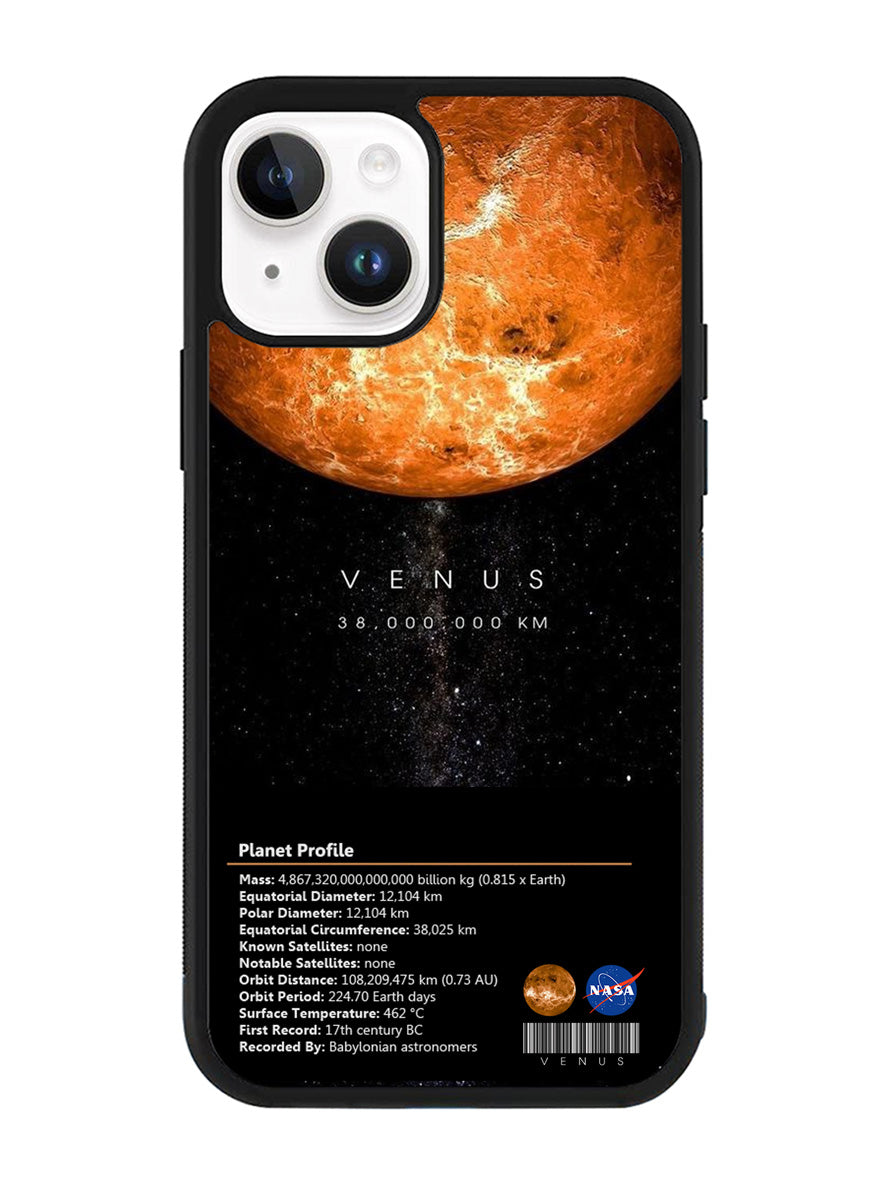 Space Facts Venus iPhone 15 Plus Case OV9688