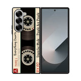 Retro Cassette Samsung Galaxy Z Fold 7 5G Case QC9764