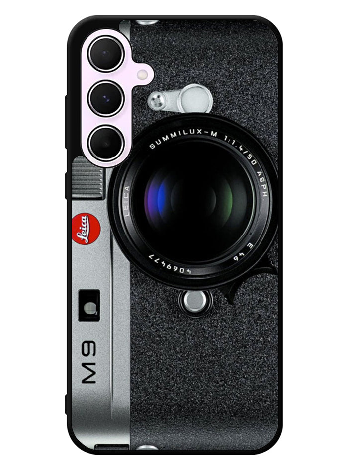 Black M9 Leica Camera Samsung Galaxy A35 5G Case