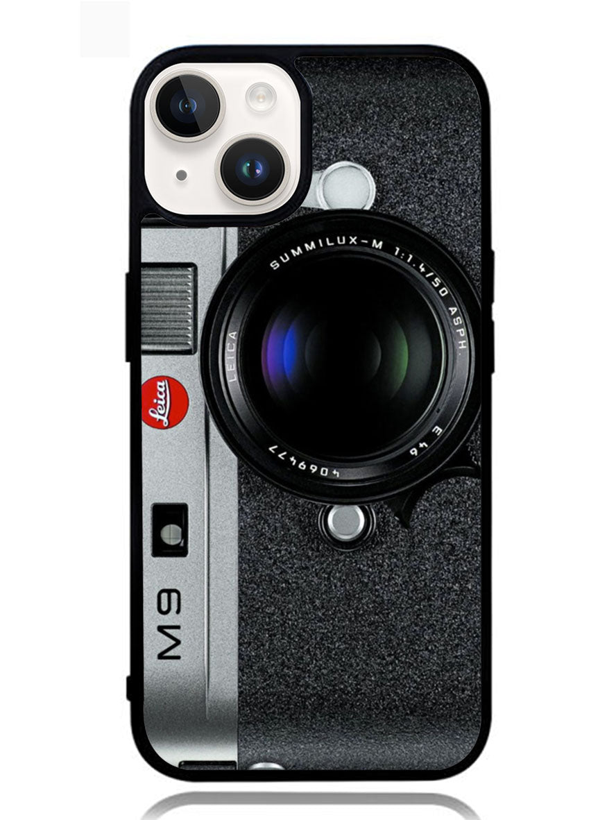 Black M9 Leica Camera iPhone 14 Plus Case