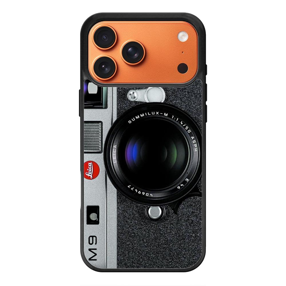 Black M9 Leica Camera iPhone 17 Pro Case
