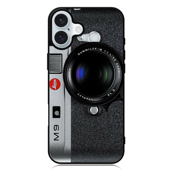 Black M9 Leica Camera iPhone 16 Plus Case