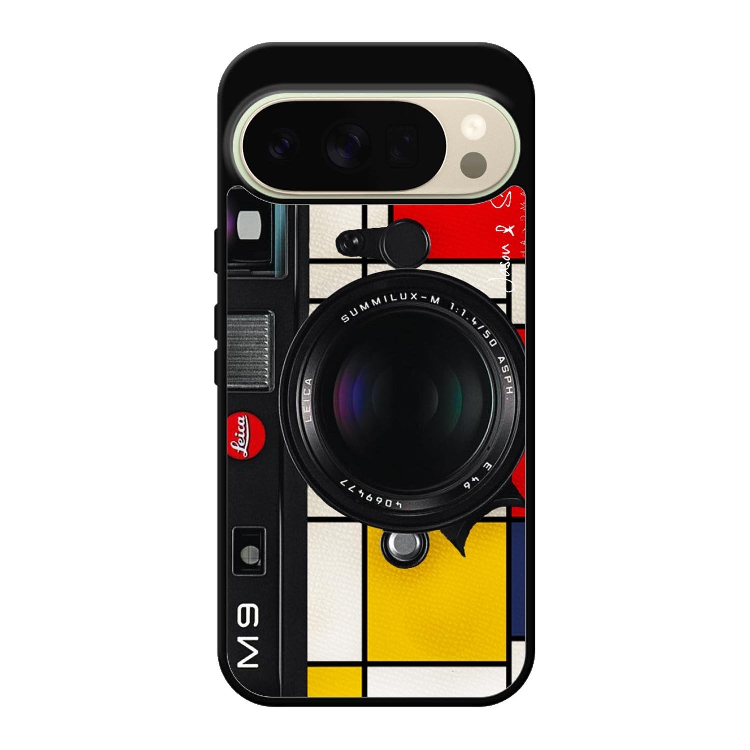 Black M9 Leica Camera Google Pixel 10 Pro Case QC9769