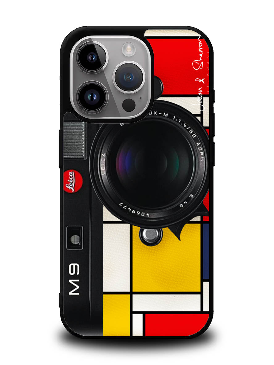 Black M9 Leica Camera iPhone 14 Pro Max Case QC9769