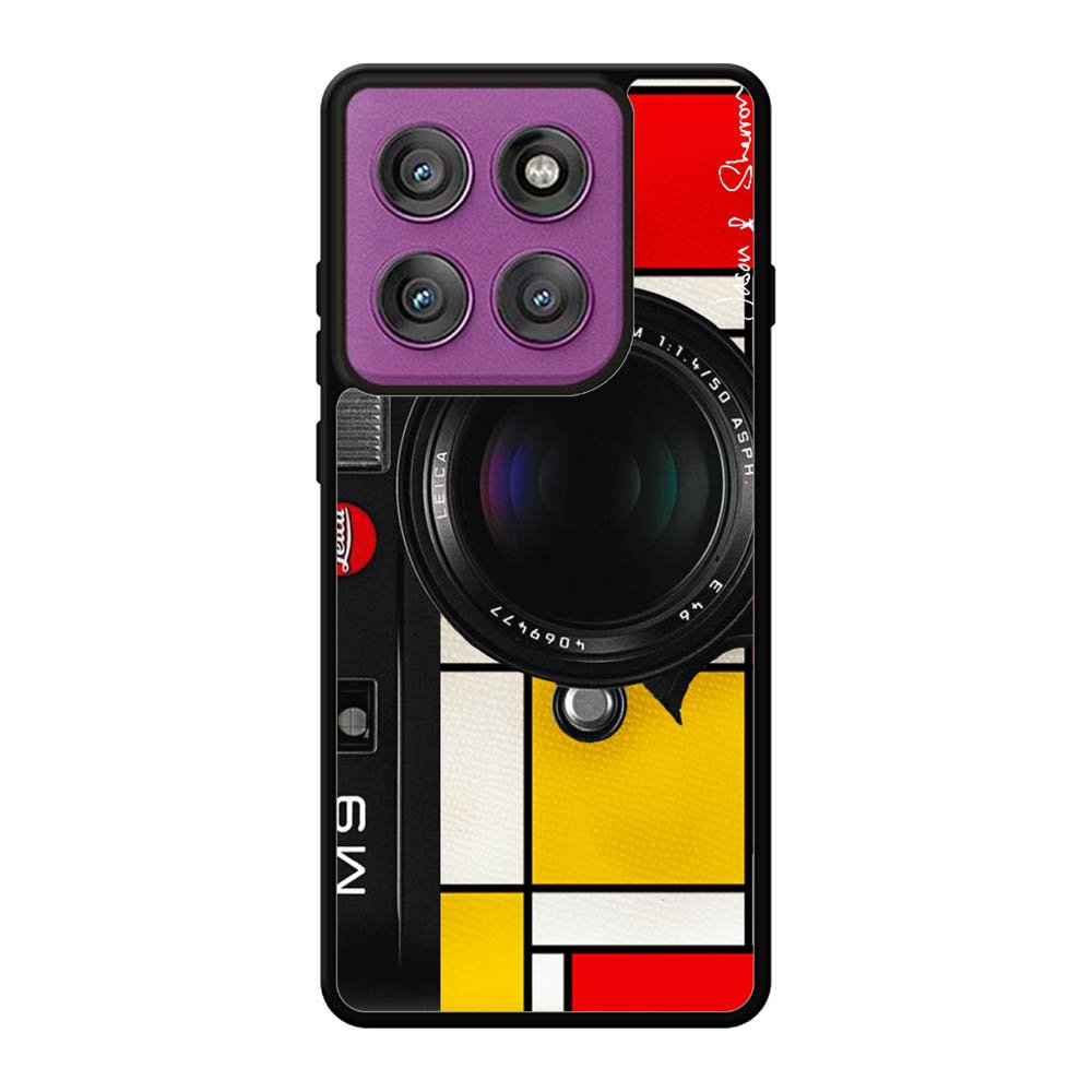 Black M9 Leica Camera Motorola Moto Edge 60 Pro Case QC9769