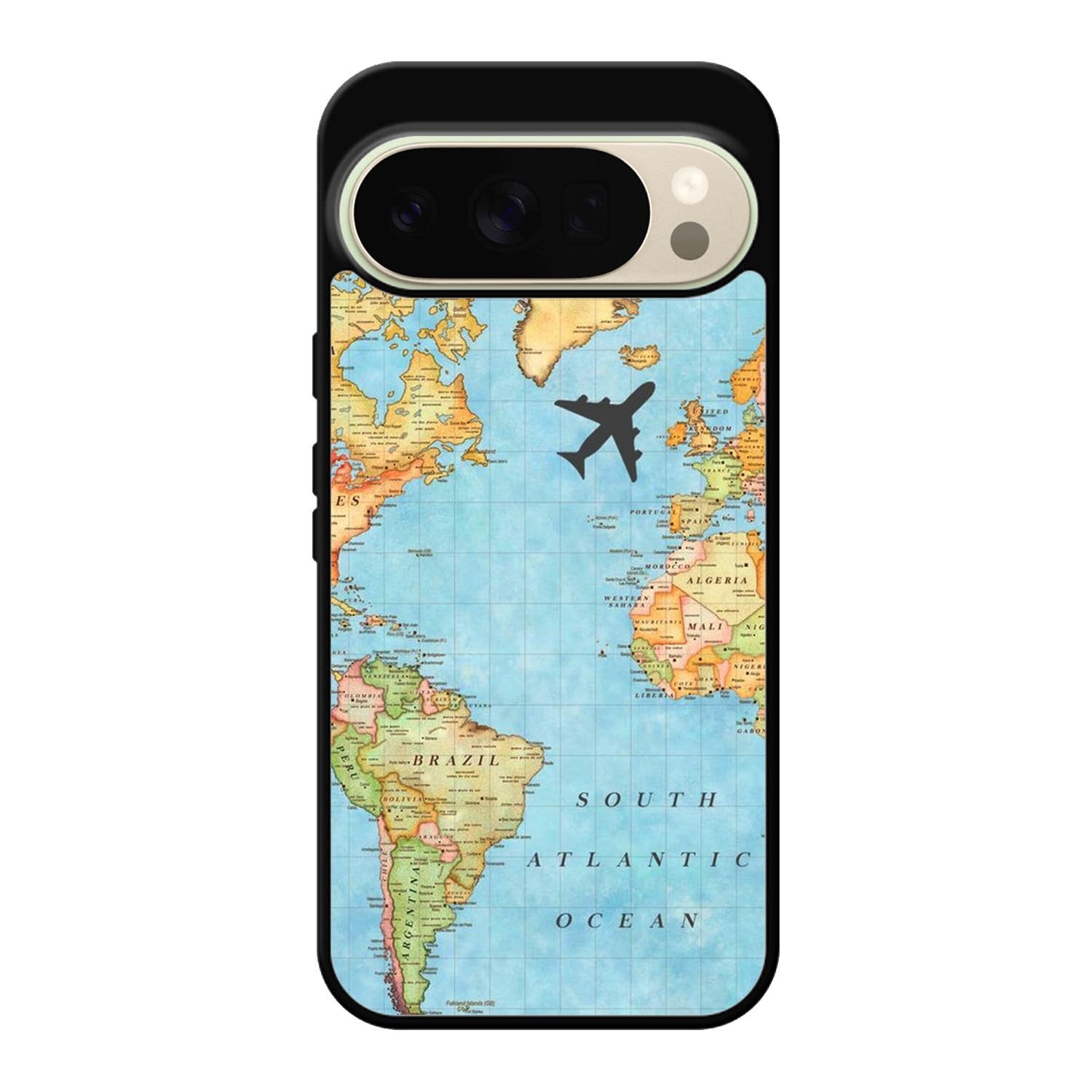 World Map Google Pixel 10 Pro XL Case OV9733