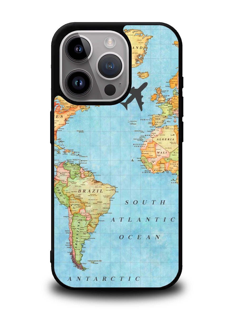 World Map iPhone 15 Pro Max Case OV9733
