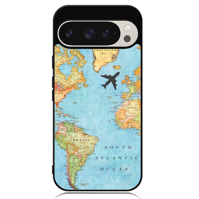 World Map Google Pixel 9 | Pixel 9 Pro Case OV9733