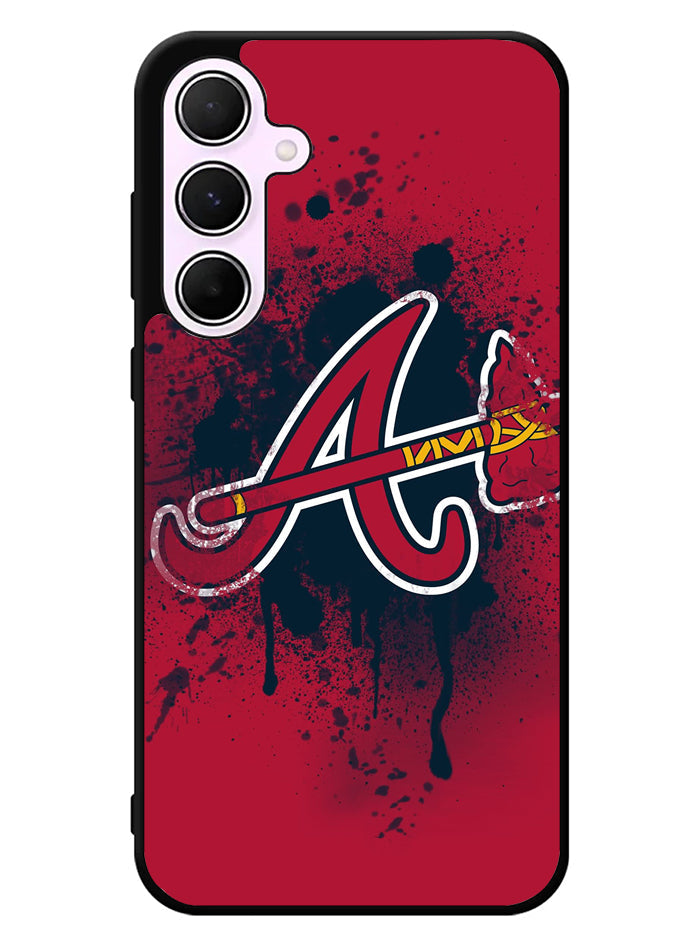 atlanta braves 4th Samsung Galaxy A55 5G Case