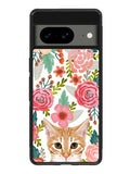 Cat flowers Google Pixel 8A Case QC9775