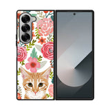 Cat flowers Samsung Galaxy Z Fold 7 5G Case OV9775