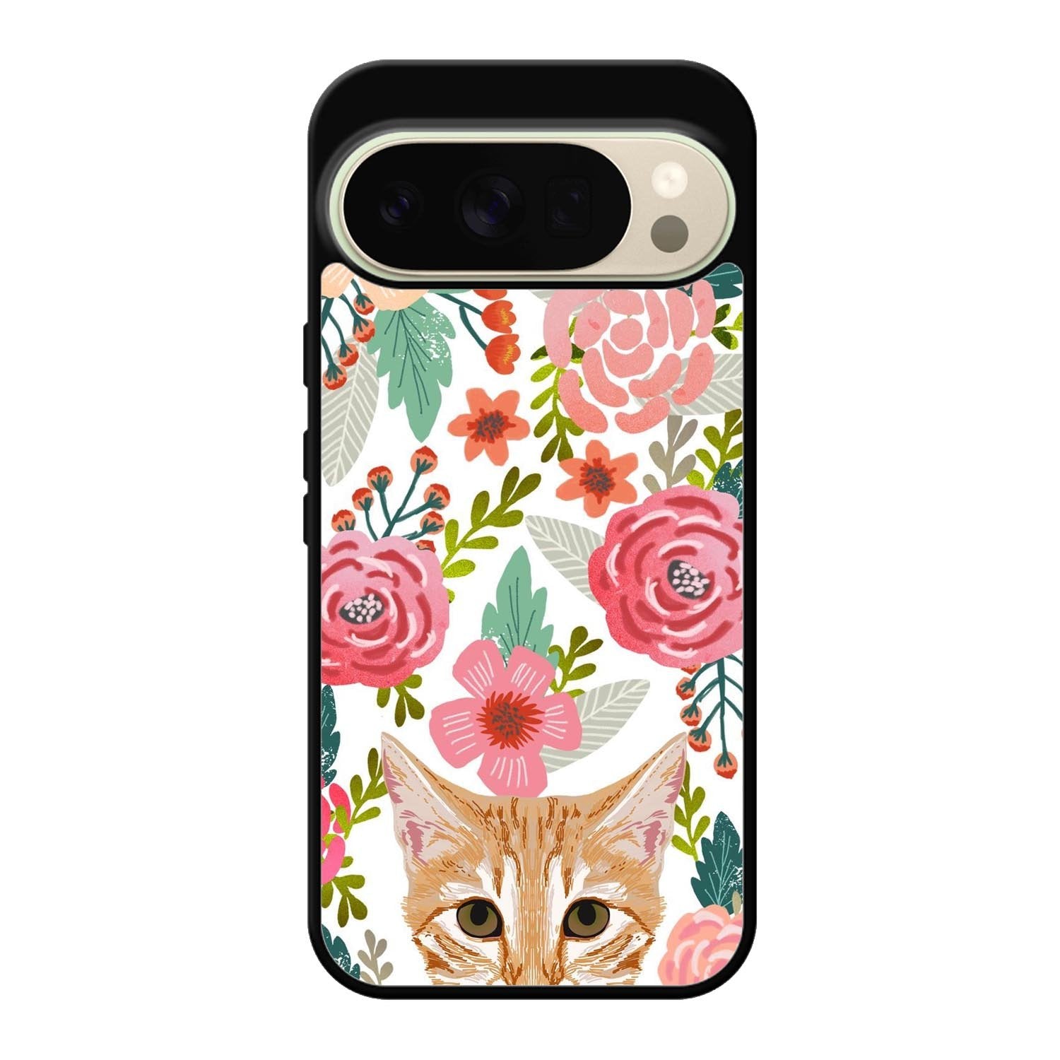 Cat flowers Google Pixel 10 Pro XL Case OV9775