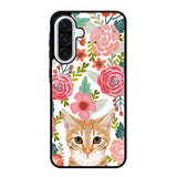 Cat flowers Samsung Galaxy A56 5G Case OV9775