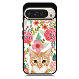 Cat flowers Google Pixel 10 | Google Pixel 10 Pro Case OV9775