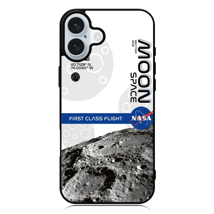 Nasa flight ticket iPhone 16 Plus Case QC9666