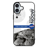 Nasa flight ticket iPhone 16 Case QC9666